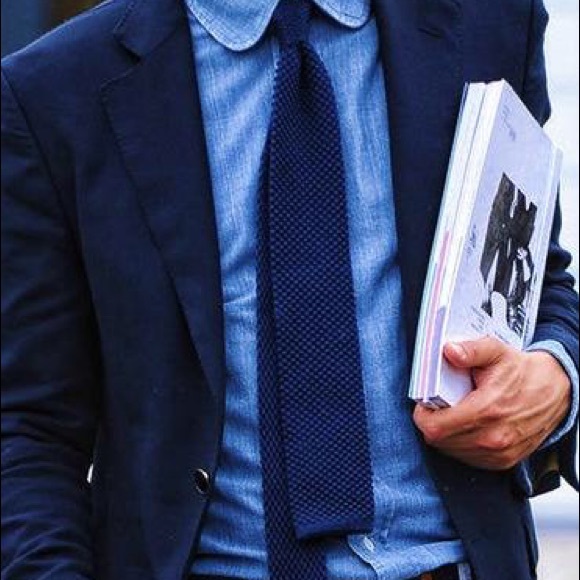 Luigi Bianchi Mantova Other - Luigi Bianchi mantova silk knit tie in royal blue